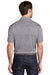 Port Authority K583 Mens Moisture Wicking Short Sleeve Polo Shirt Graphite Grey/White Model Back