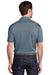 Port Authority K583 Mens Moisture Wicking Short Sleeve Polo Shirt Regatta Blue/Gusty Grey Model Back