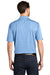 Port Authority K585 Mens Shadow Stripe Moisture Wicking Short Sleeve Polo Shirt Carolina Blue Model Back