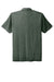 Port Authority K585 Mens Shadow Stripe Moisture Wicking Short Sleeve Polo Shirt Deep Forest Green Flat Back