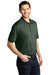 Port Authority K585 Mens Shadow Stripe Moisture Wicking Short Sleeve Polo Shirt Deep Forest Green Model 3q