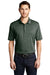 Port Authority K585 Mens Shadow Stripe Moisture Wicking Short Sleeve Polo Shirt Deep Forest Green Model Front