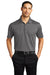 Port Authority K587 Mens Eclipse Moisture Wicking Short Sleeve Polo Shirt Shadow Grey Model Front