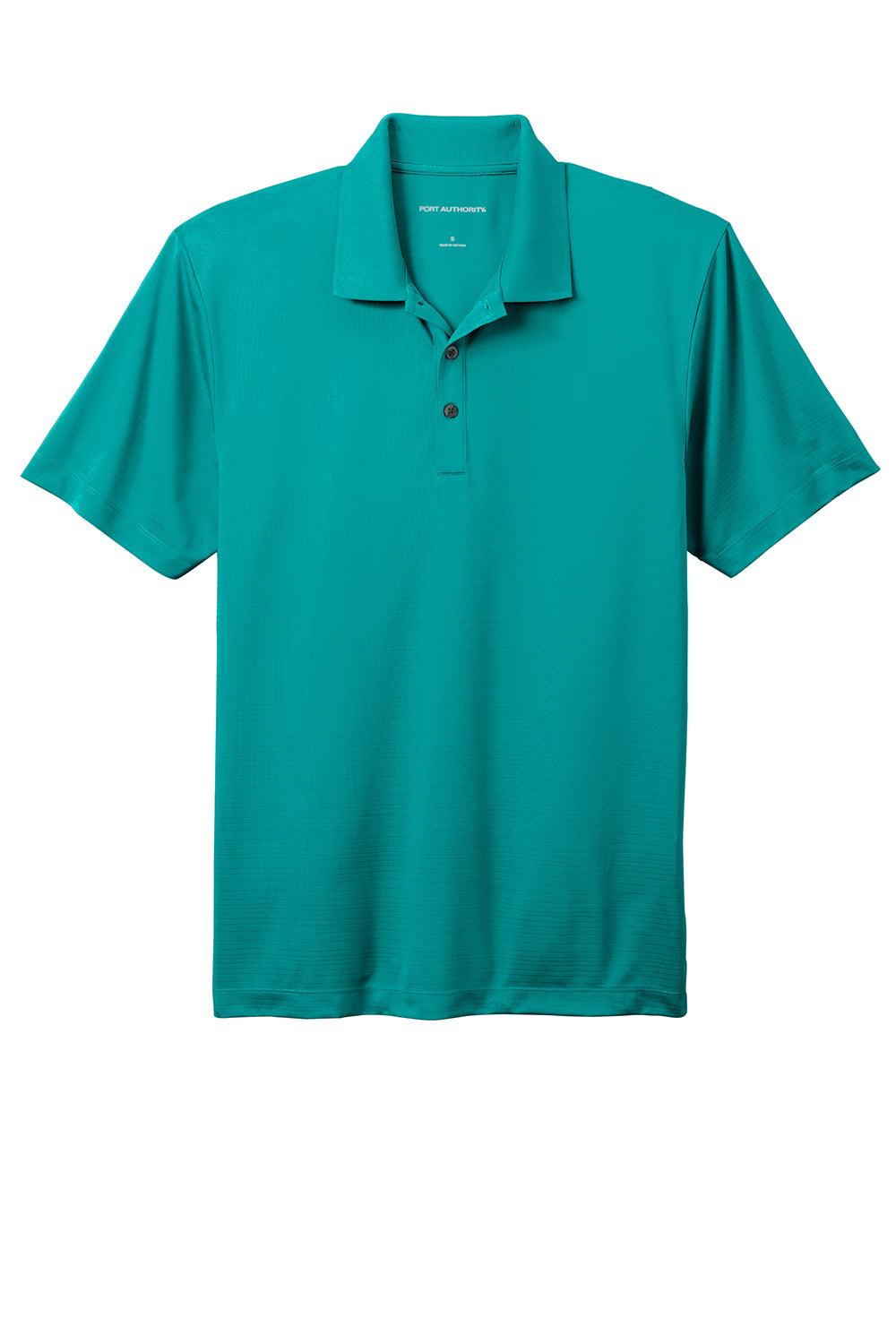 Port Authority K587 Mens Eclipse Moisture Wicking Short Sleeve Polo Shirt Tropic Blue Flat Front