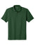 Port Authority K600 Mens EZPerformance Moisture Wicking Short Sleeve Polo Shirt Deep Forest Green Flat Front