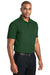 Port Authority K600 Mens EZPerformance Moisture Wicking Short Sleeve Polo Shirt Deep Forest Green Model 3q