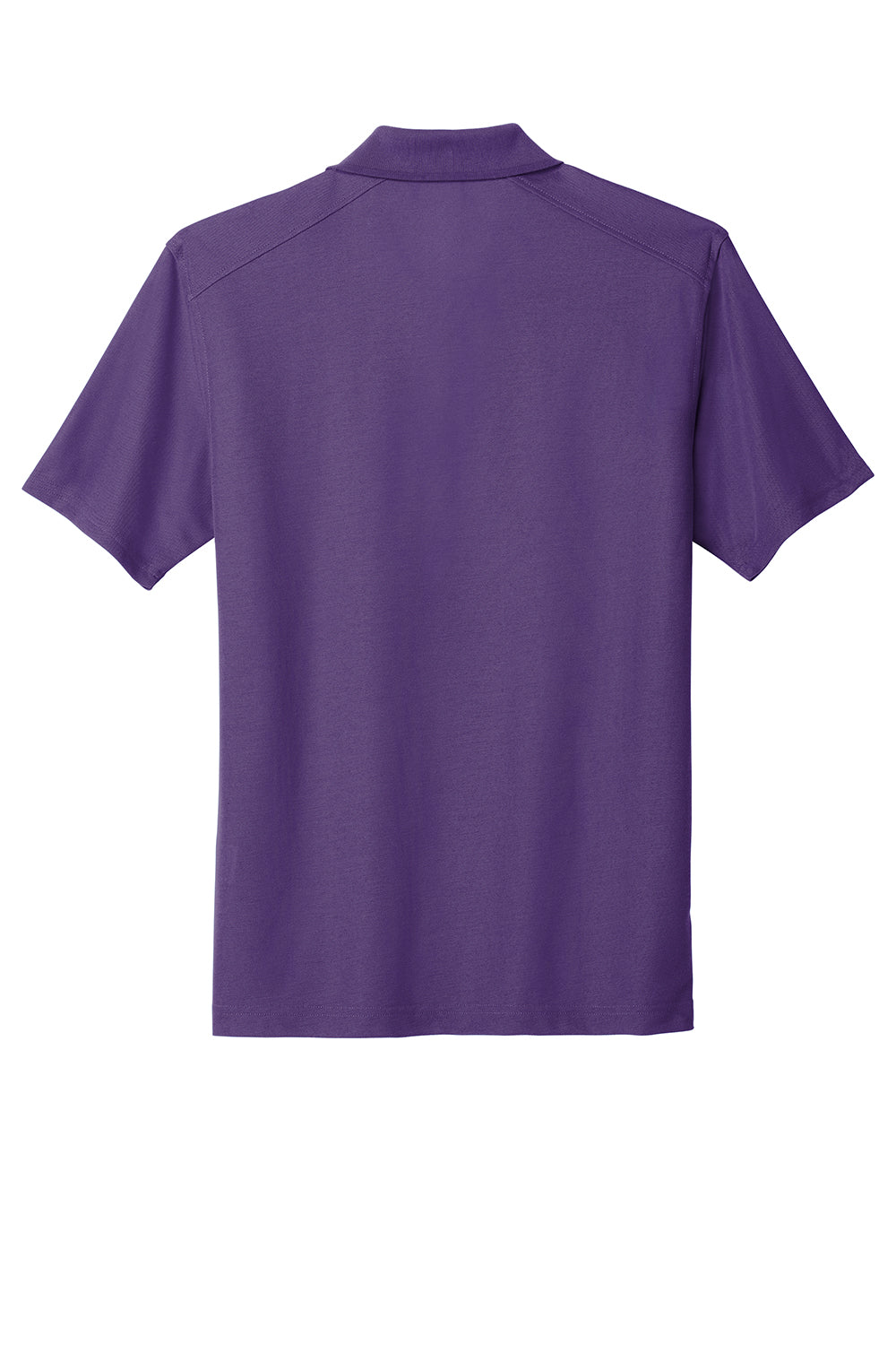 Port Authority K600 Mens EZPerformance Moisture Wicking Short Sleeve Polo Shirt Majestic Purple Flat Back