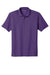 Port Authority K600 Mens EZPerformance Moisture Wicking Short Sleeve Polo Shirt Majestic Purple Flat Front