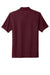 Port Authority K600 Mens EZPerformance Moisture Wicking Short Sleeve Polo Shirt Maroon Flat Back