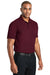 Port Authority K600 Mens EZPerformance Moisture Wicking Short Sleeve Polo Shirt Maroon Model 3q