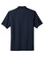 Port Authority K600 Mens EZPerformance Moisture Wicking Short Sleeve Polo Shirt Navy Blue Flat Back