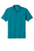 Port Authority K600 Mens EZPerformance Moisture Wicking Short Sleeve Polo Shirt Teal Green Flat Front