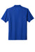 Port Authority K600 Mens EZPerformance Moisture Wicking Short Sleeve Polo Shirt True Royal Blue Flat Back