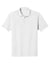 Port Authority K600 Mens EZPerformance Moisture Wicking Short Sleeve Polo Shirt White Flat Front