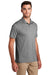 Port Authority K646 Mens Gingham Moisture Wicking Short Sleeve Polo Shirt Black/White Model 3q