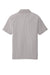 Port Authority K646 Mens Gingham Moisture Wicking Short Sleeve Polo Shirt Gusty Grey/White Flat Back