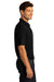 Port Authority K682 Mens City Moisture Wicking Short Sleeve Polo Shirt Black Model Side