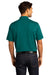 Port Authority K682 Mens City Moisture Wicking Short Sleeve Polo Shirt Dark Teal Green Model Back