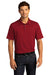 Port Authority K682 Mens City Moisture Wicking Short Sleeve Polo Shirt Garnet Red Model Front