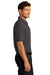 Port Authority K682 Mens City Moisture Wicking Short Sleeve Polo Shirt Graphite Grey Model Side