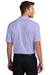 Port Authority K683 Mens City Stretch Flat Knit Short Sleeve Polo Shirt Bright Lavender Purple Model Back