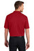 Port Authority K683 Mens City Stretch Flat Knit Short Sleeve Polo Shirt Engine Red Model Back