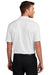 Port Authority K683 Mens City Stretch Flat Knit Short Sleeve Polo Shirt White Model Back