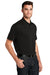 Port Authority K750 Mens Moisture Wicking Short Sleeve Polo Shirt Black Model 3q