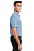 Port Authority K750 Mens Moisture Wicking Short Sleeve Polo Shirt Cloud Blue Model Side