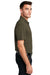 Port Authority K750 Mens Moisture Wicking Short Sleeve Polo Shirt Deep Olive Green Model Side