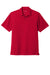 Port Authority K750 Mens Moisture Wicking Short Sleeve Polo Shirt Rich Red Flat Front