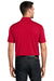 Port Authority K750 Mens Moisture Wicking Short Sleeve Polo Shirt Rich Red Model Back