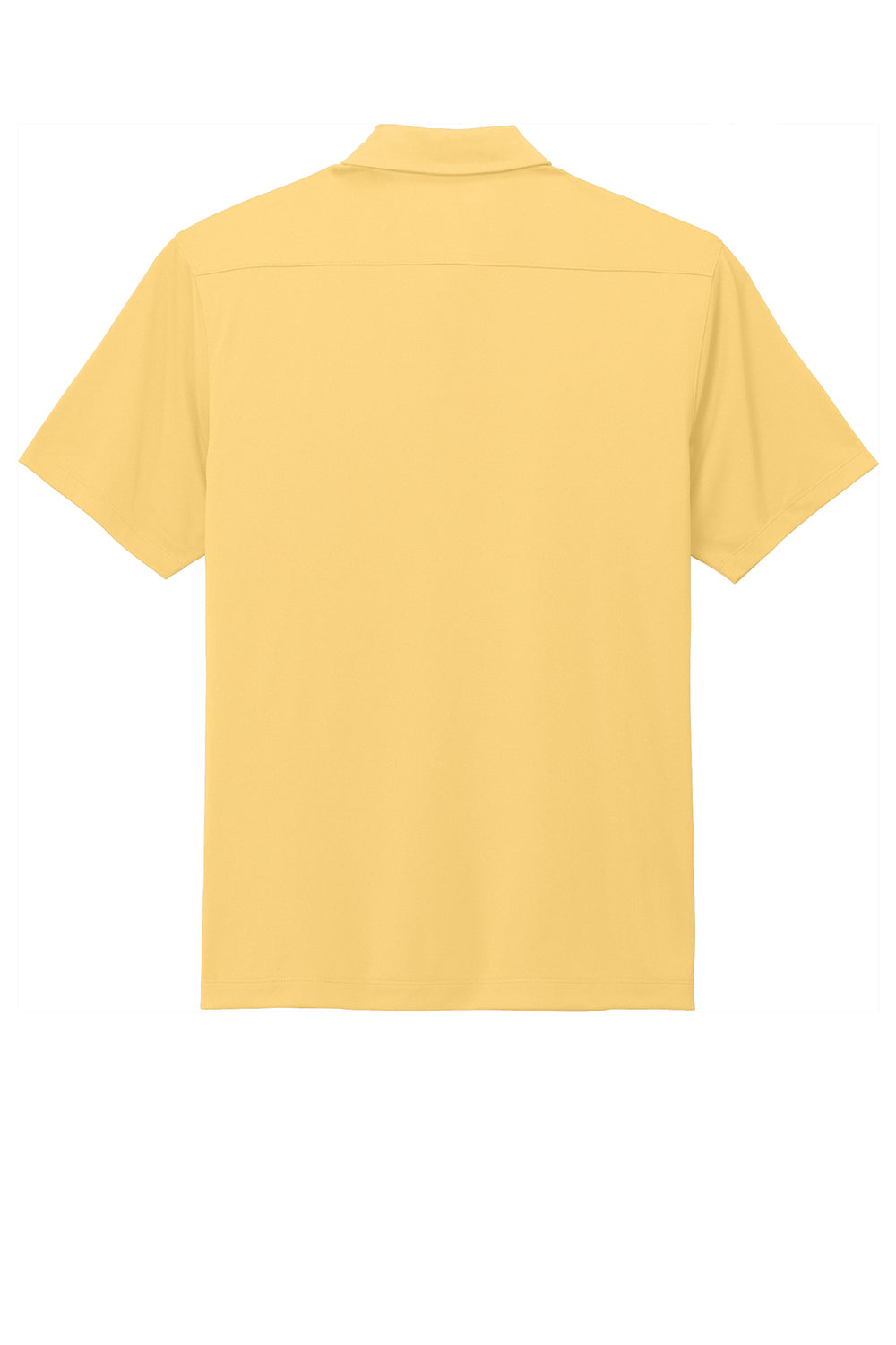 Port Authority K750 Mens Moisture Wicking Short Sleeve Polo Shirt Sunbeam Yellow Flat Back