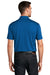 Port Authority K750 Mens Moisture Wicking Short Sleeve Polo Shirt True Blue Model Back