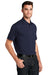 Port Authority K750 Mens Moisture Wicking Short Sleeve Polo Shirt True Navy Blue Model 3q