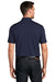 Port Authority K750 Mens Moisture Wicking Short Sleeve Polo Shirt True Navy Blue Model Back