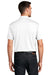 Port Authority K750 Mens Moisture Wicking Short Sleeve Polo Shirt White Model Back