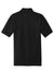 Port Authority K8000/TK8000 Mens Wrinkle Resistant Short Sleeve Polo Shirt Black Flat Back