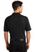 Port Authority K8000/TK8000 Mens Wrinkle Resistant Short Sleeve Polo Shirt Black Model Back