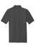 Port Authority K8000/TK8000 Mens Wrinkle Resistant Short Sleeve Polo Shirt Heather Charcoal Grey Flat Back