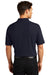 Port Authority K8000/TK8000 Mens Wrinkle Resistant Short Sleeve Polo Shirt Navy Blue Model Back