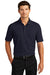 Port Authority K8000/TK8000 Mens Wrinkle Resistant Short Sleeve Polo Shirt Navy Blue Model Front