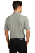 Port Authority K8000/TK8000 Mens Wrinkle Resistant Short Sleeve Polo Shirt Heather Oxford Grey Model Back