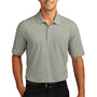 Port Authority Mens Wrinkle Resistant Short Sleeve Polo Shirt - Heather Oxford Grey