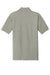 Port Authority K8000/TK8000 Mens Wrinkle Resistant Short Sleeve Polo Shirt Heather Oxford Grey Flat Back