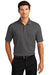 Port Authority K8000/TK8000 Mens Wrinkle Resistant Short Sleeve Polo Shirt Sterling Grey Model Front