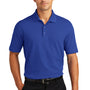 Port Authority Mens Wrinkle Resistant Short Sleeve Polo Shirt - True Royal Blue