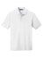 Port Authority K8000/TK8000 Mens Wrinkle Resistant Short Sleeve Polo Shirt White Flat Front