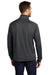 Port Authority K805 Mens 1/4 Zip Jacket Iron Grey Model Back