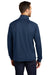 Port Authority K805 Mens 1/4 Zip Jacket Regatta Blue Model Back